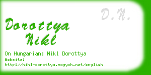 dorottya nikl business card